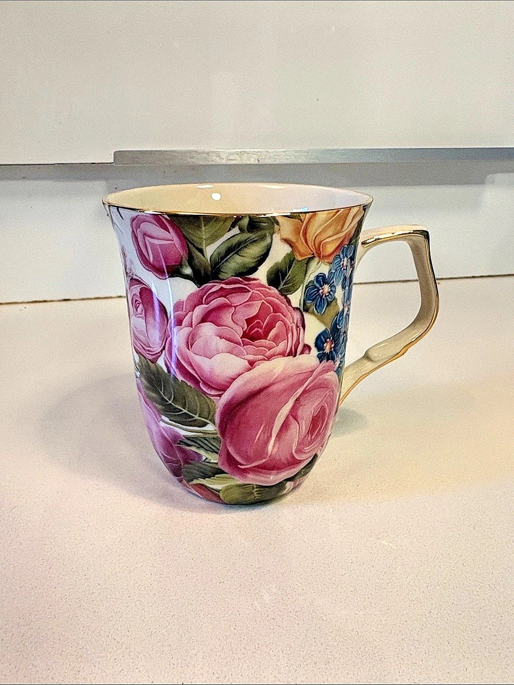 Vintage Royal Elfreda Elegant Rose Fine Porcelain Tea Cup